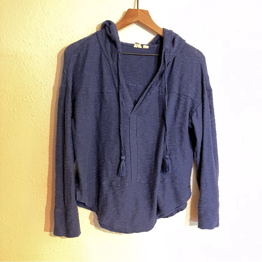 Roxy Blue Hoodie Sweater Size M